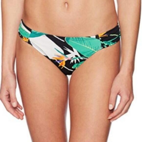 Tropical Print Bikini Bottoms - Picture 1 of 4